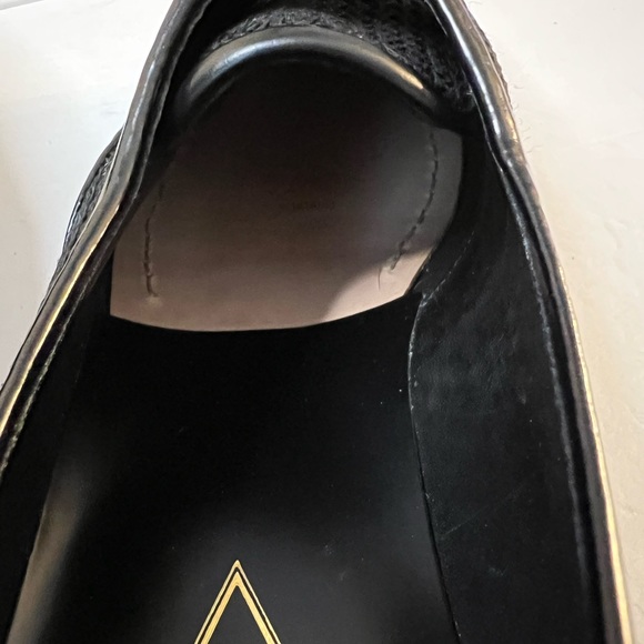 ADIEU PARIS TYPE 1 DERBY SHOE IN BLACK PERFORATED FABRIC Size 45 (US 12) - Picture 10 of 15